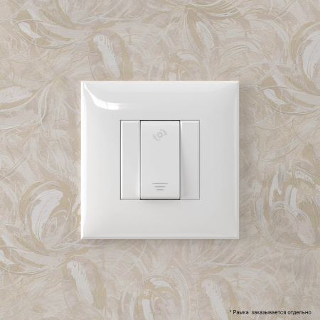 Диммер кнопочный в стену для LED ламп, "Avanti", "Белое облако" DKC