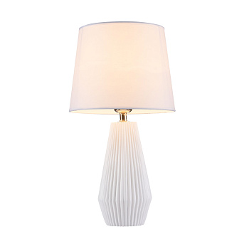 Настольная лампа 1*E27 60Вт Белый IP20 Calvin Table Z181-TL-01-W Maytoni