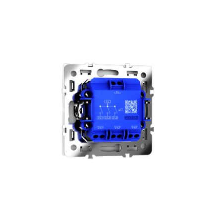 Выключатель встраиваемый Voltum S70 трехклавишный 10А, (белый матовый)