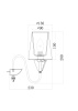 Бра 1*E14 40Вт Хром IP20 Florero MOD078WL-01CH Maytoni