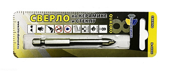 Сверло по керамике и стеклу квадро 8мм 440008 Trio-Diamond