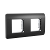 Рамка 2-ая, универсальная, черный NEW3-E CHINT