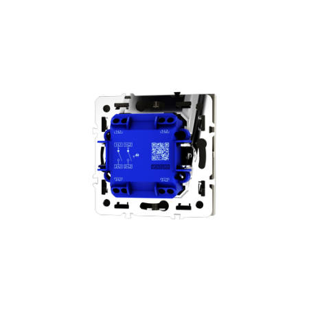 Выключатель встраиваемый Voltum S70 двухклавишный с подсветкой 10А, (шелк)