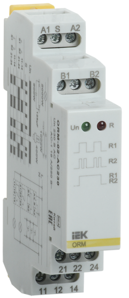 Реле импульсное ORM 2 контакта 230В AC IEK