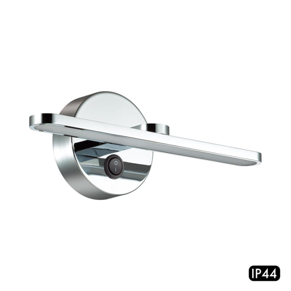 Подсветка для картин с выкл.LED 10W 4000К 895Лм IP44 220V AKARI хром LUMION