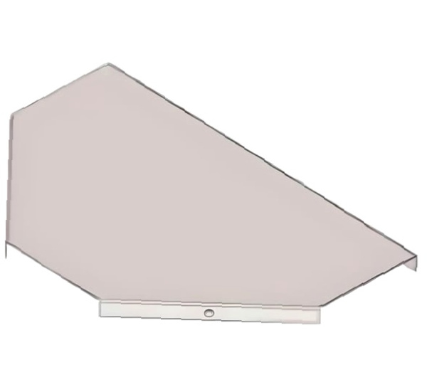 Крышка к тройниковому лотку замковому КЛТЗ 80 УТ1,5, оцинкованный лист, S1,5