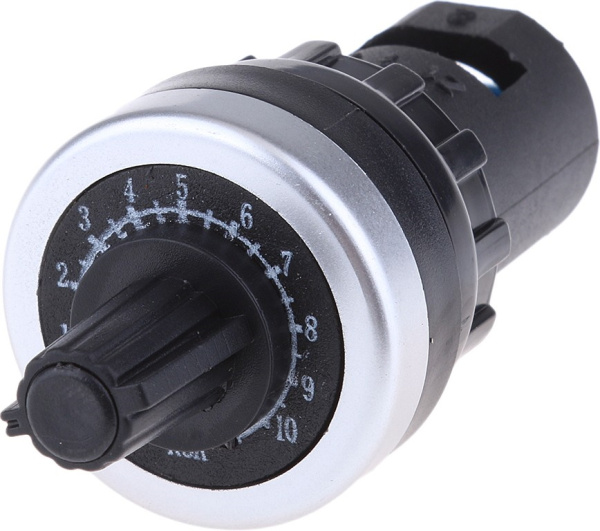 Потенциометр M22-R4K7, 4.7 кОм, 0.5 Вт, IP66 Потенциометр M22-R4K7, 4.7 кОм, 0.5 Вт, IP66