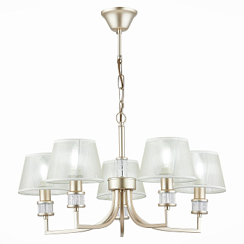 Люстра подвесная Золотистый/Шампань E14 5*40Вт SLE107503-05 EVOLUCE