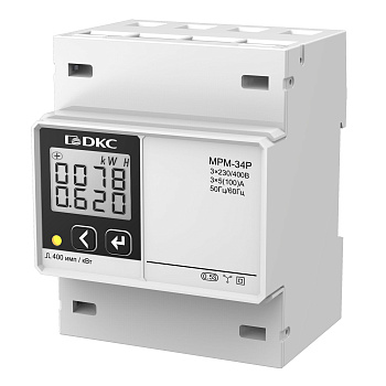 Многофункциональное измерительное устройство МРМ, LCD дисплей на DIN-рейку DKC Многофункциональное измерительное устройство МРМ, LCD дисплей на DIN-рейку DKC