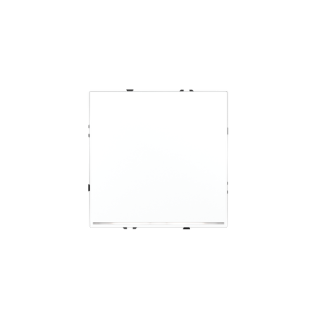 Проходной переключатель встраиваемый Voltum S70 одноклавишный с подсветкой 10А, (белый матовый)