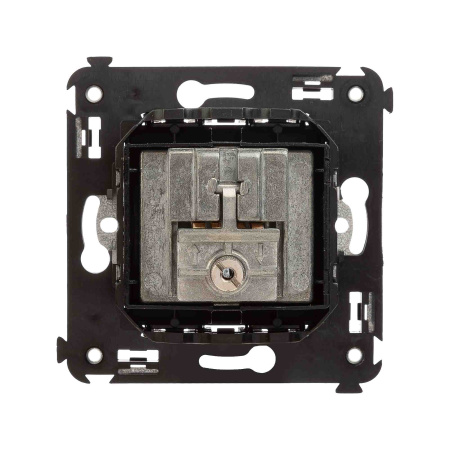 Розетка TV-FM-SAT в стену, "Avanti", "Черный квадрат" DKC