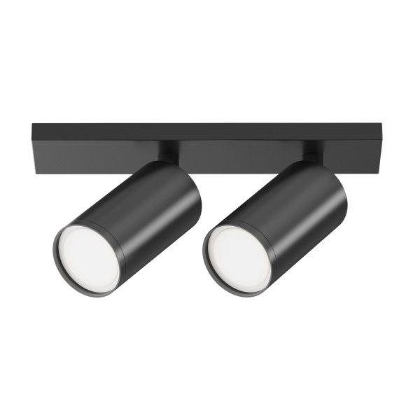 Потолочный светильник 2*GU10 10Вт Черный IP20 Ceiling & Wall C051CL-U-2B Technical Maytoni