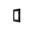 Рамка стеклянная Voltum S70 на 1 пост, (черный, стекло)