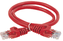 ITK Коммутационный шнур (патч-корд) кат.5E UTP 1,5м красный