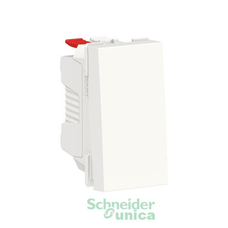 Unica NEW Механизм выключателя СУ 1-кл.. 1мод 10А белый IP21 Schneider Electric