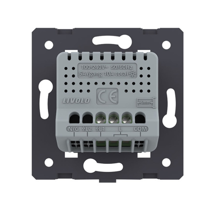 Одноклавишный сенсорный выключатель (механизм) Livolo