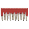 Центральная перемычка для ЗНИ самозажимных 4 мм² (JXB ST 4) 10PIN LD568-10-40 (DIY упак 20 шт),STEKKER