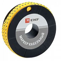 Маркер кабельный 4,0 мм2 "0" (500 шт) (ЕС-2) PROxima EKF