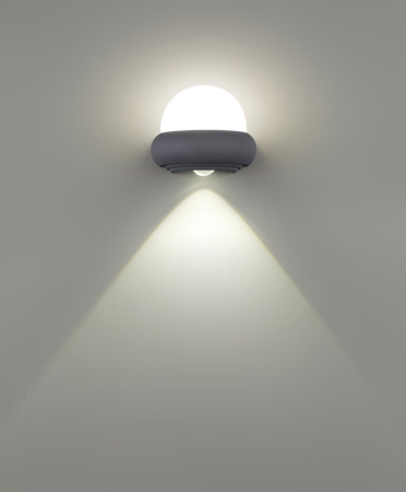 Ландшафтный настенный св-к IP54 LED 4000K 7W 85-265V CALLE темно-серый NOVOTECH
