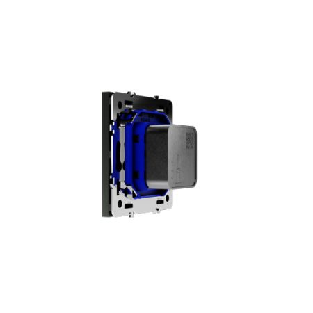 Розетка телевизионная встраиваемая Voltum S70 оконечная TV+SAT, (титан)