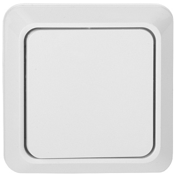 Выключатель 1-кл. открытой установки IP20 10А, белый "Альфа" General