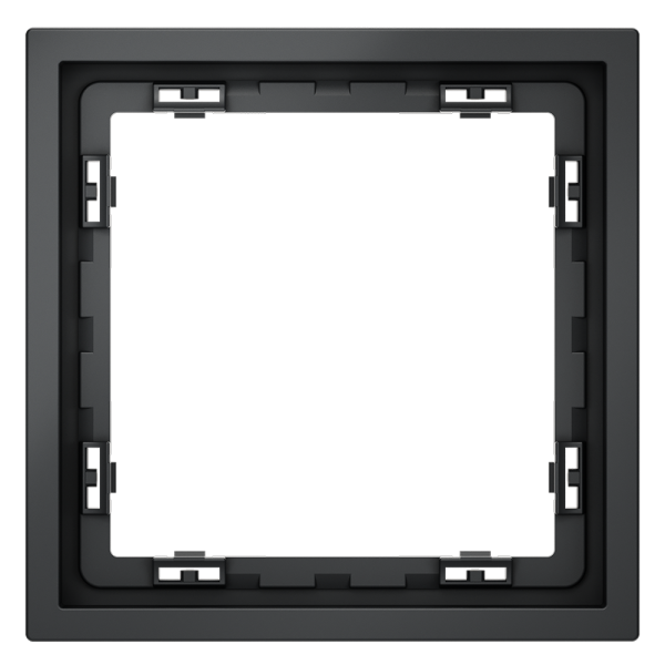 Рамка пластиковая Voltum S70 на 1 пост, (графит)