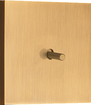 Donel N96 Переключатель на 1 тумблер, Цилиндр, 10AX 250V, Латунь, серия DT