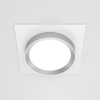 Встраиваемый светильник 1*GX53 15Вт Белый с Серебром IP20 Downlight DL086-GX53-SQ-WS Technical Maytoni