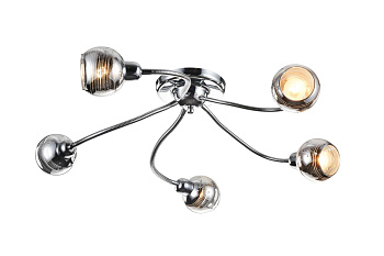 Потолочный светильник 5*E14 40Вт Хром IP20 Cosmo FR5102-CL-05-CH Freya