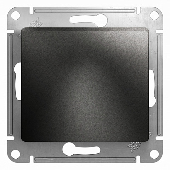 GLOSSA  Механизм розетки СУ вывод кабеля . антрацит IP20 Schneider Electric