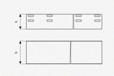 Лоток глухой ЛМГ 50х50х3000 УХЛ1, горячее цинкование S1,5