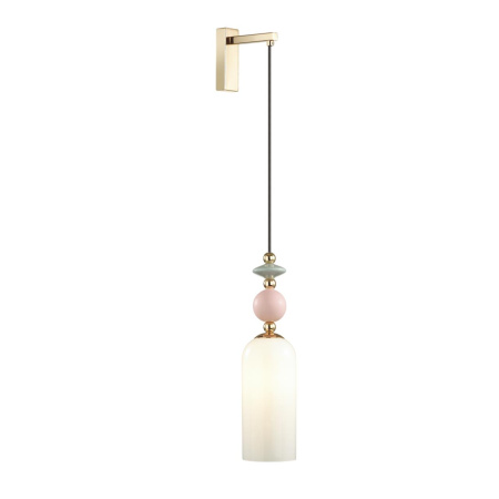 Бра E14 1*40W CANDY золото/разноцветн./керамика/стекло B ODEON LIGHT