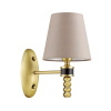 Бра E14 1*40W 220V MONTANA античная латунь,бежевый LUMION Бра E14 1*40W 220V MONTANA античная латунь,бежевый LUMION