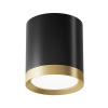 Потолочный светильник 1*GX53 15Вт Черный с Золотом IP20 Ceiling & Wall C086CM-GX53-MRD-BG Technical Maytoni