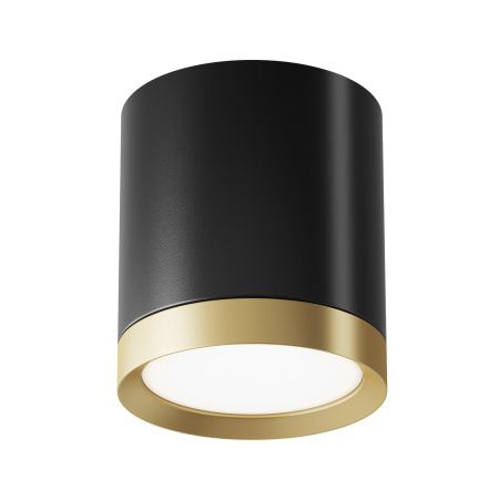 Потолочный светильник 1*GX53 15Вт Черный с Золотом IP20 Ceiling & Wall C086CM-GX53-MRD-BG Technical Maytoni
