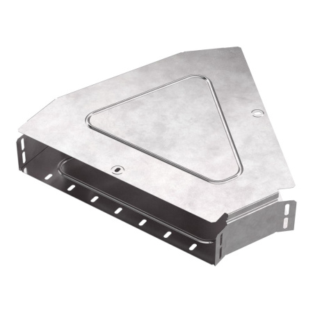 Угол горизонтальный 45 градусов с крышкой Стандарт 400х80 Промрукав