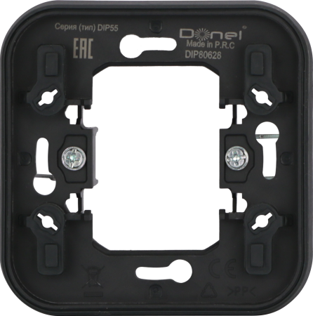 Donel W55 Адаптер для скрытой установки одиночный, антрацит, IP55, серия (тип) DIP55