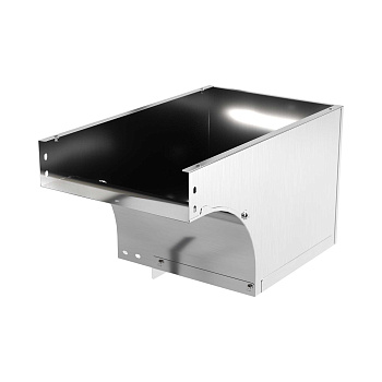 Угол CDSS 90 вертикальный внешний переходник левосторонний осн.400 H100, нержавеющая сталь AISI 304, в комплекте с крепежнымиэлементами и соединительн