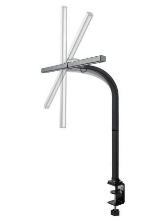 Светильник светодиод. струбцина СН-100, гибкий, сенс-димм, 10Вт, 3000-6000 К, авт.рег, черн. TDM