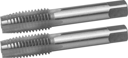 М14x1.5мм, комплект метчиков, сталь 9ХС, ручные, 4-28006-14-1.5-H2 ЗУБР