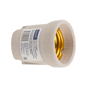 Патрон GLH-E27-CER-H-W, керамический, Е27, подвесной, белый, 1/400 General