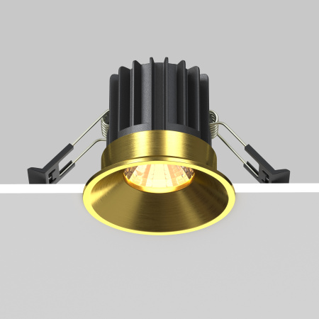 Встраиваемый светильник LED 7Вт Латунь IP20 Downlight DL058-7W3K-BS Technical Maytoni