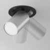 Потолочный светильник 1*GU10 10Вт Черный и Матовое серебро IP20 Ceiling & Wall C048CL-U-1BS Technical Maytoni