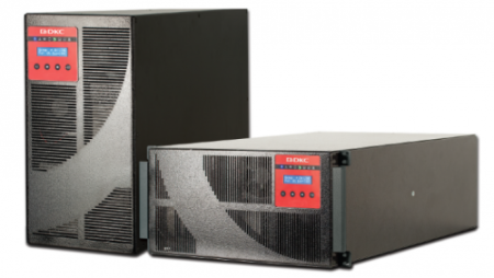 Онлайн ИБП ДКС серии Solo MD, 10000 ВА/9100 Вт, 1/1, Rack 5U, RS-232, EPO, 6xIEC C13, 4xIEC C19 + клеммная колодка, без АКБ DKC