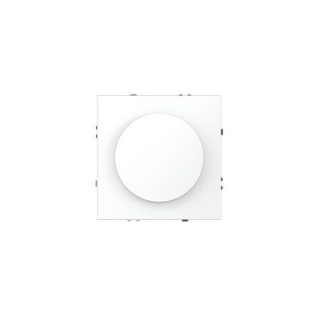 Светорегулятор встраиваемый Voltum S70 поворотно-нажимной 600 Вт, (белый матовый)