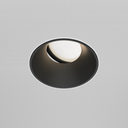 Встраиваемый светильник 1*GU10 10Вт Бело-черный IP20 Downlight DL051-U-2WB Technical Maytoni
