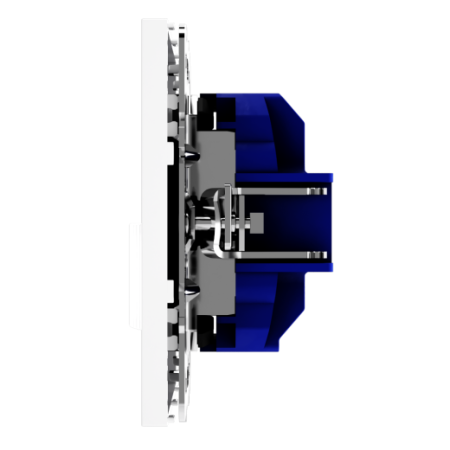Датчик движения встраиваемый Voltum S70, (белый глянцевый)