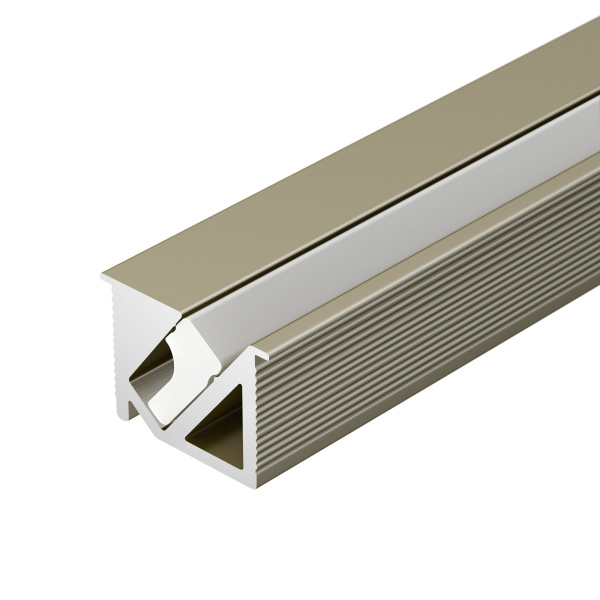 Профиль SL-BEVEL-H10-F14-2000 ANOD OLIVE GREY Алюминий Arlight