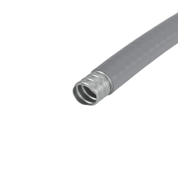 Металлорукав DN 20мм в гладкой EVA изоляции, Dвн 20,5 мм, Dнар 27,0, 50 м, цвет серый DKC