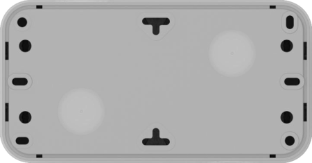 Donel W55 двойной блок накл. Роз.с защ.крышк.,+Переключатель 1-кл., серый, IP55, серия (тип) DIP55